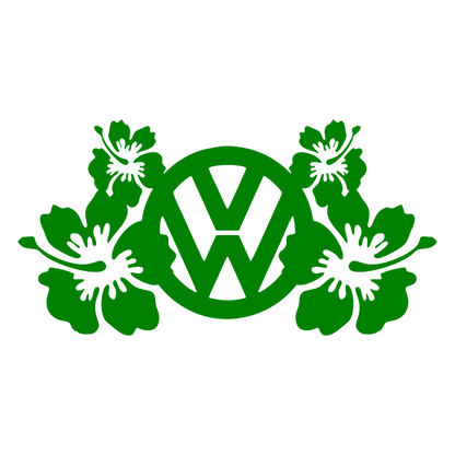 Sticker - VOLKSWAGEN FLOWERS