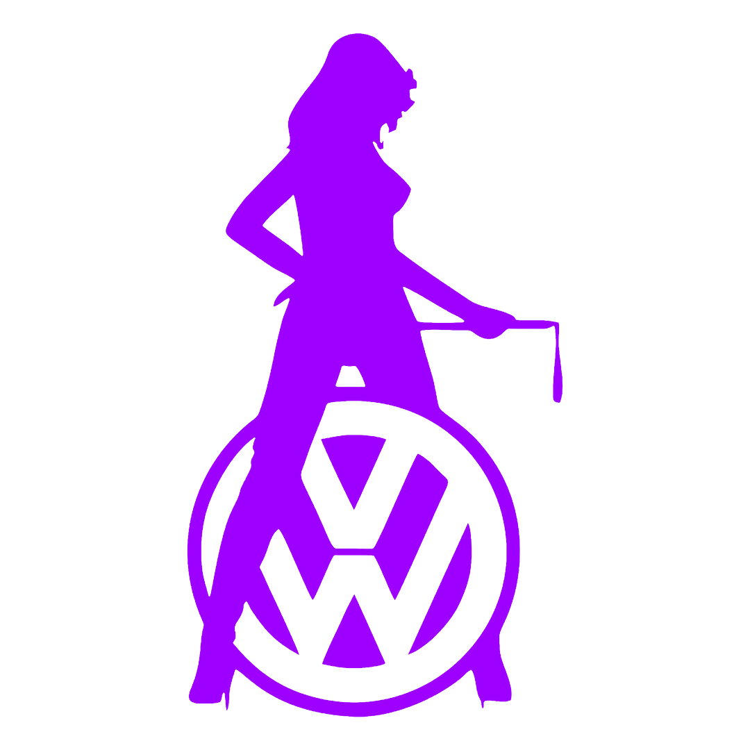 Sticker - VOLKSWAGEN GIRL 11