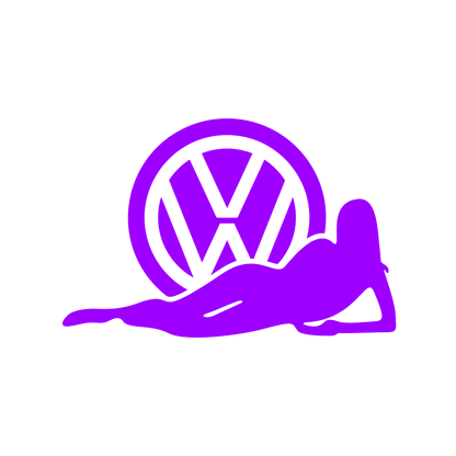 Sticker - VOLKSWAGEN GIRL 2