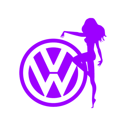 Sticker - VOLKSWAGEN GIRL 3