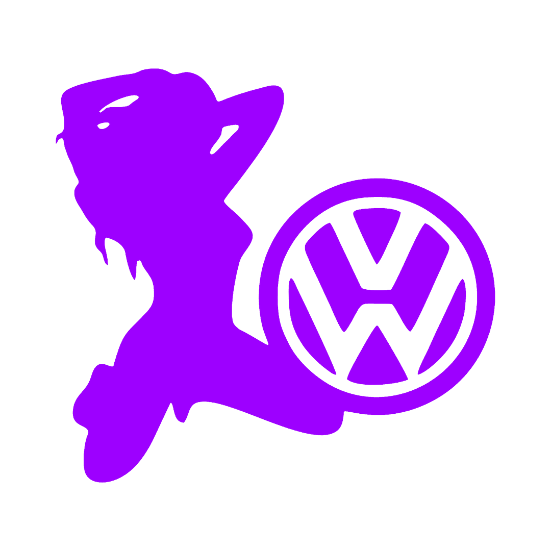 Sticker - VOLKSWAGEN GIRL 4