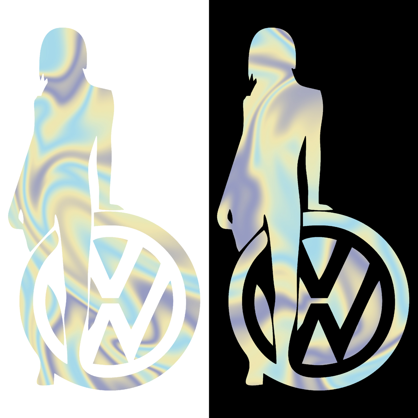 Sticker - VOLKSWAGEN GIRL 7