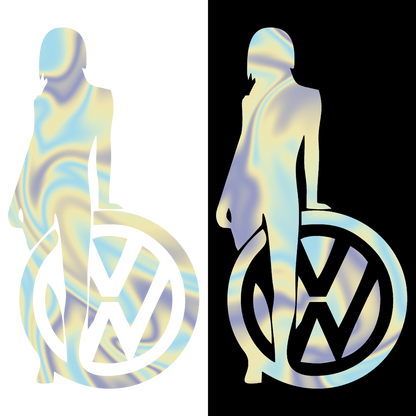 Sticker - VOLKSWAGEN GIRL 7