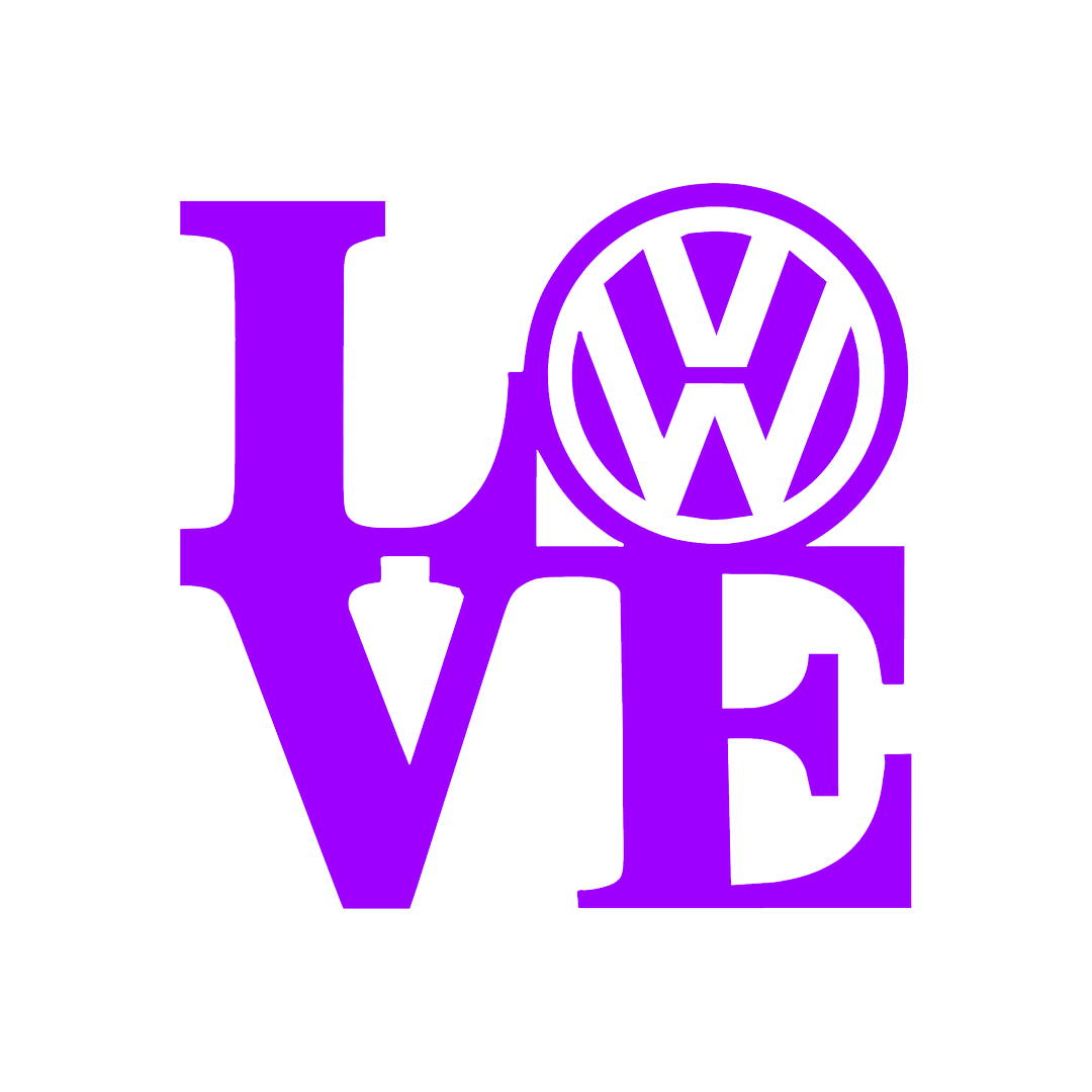 Sticker - VOLKSWAGEN LOVE