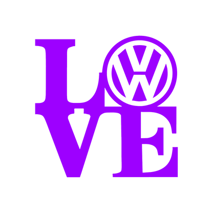 Sticker - VOLKSWAGEN LOVE
