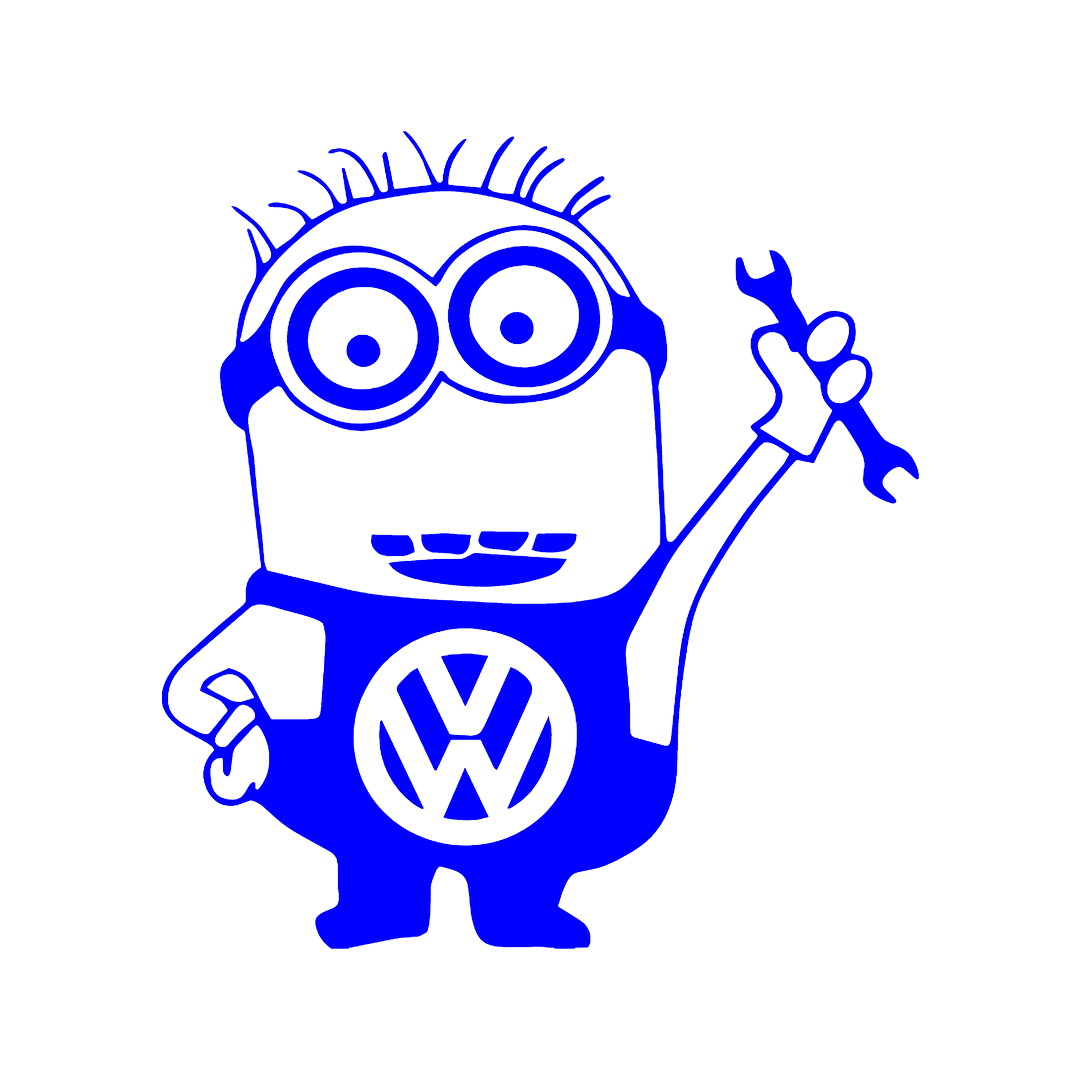 Sticker - VOLKSWAGEN MINION MECANIC