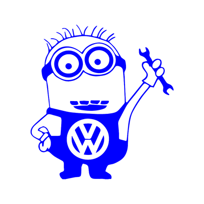 Sticker - VOLKSWAGEN MINION MECANIC