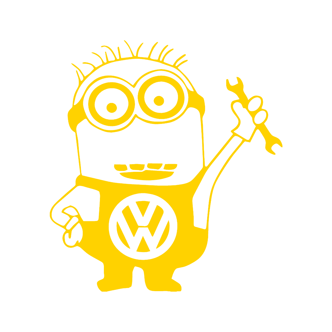Sticker - VOLKSWAGEN MINION MECANIC