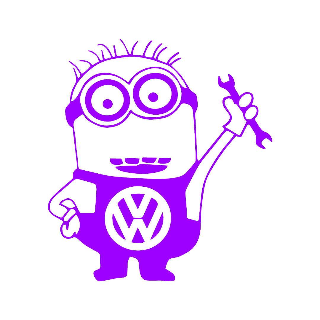 Sticker - VOLKSWAGEN MINION MECANIC