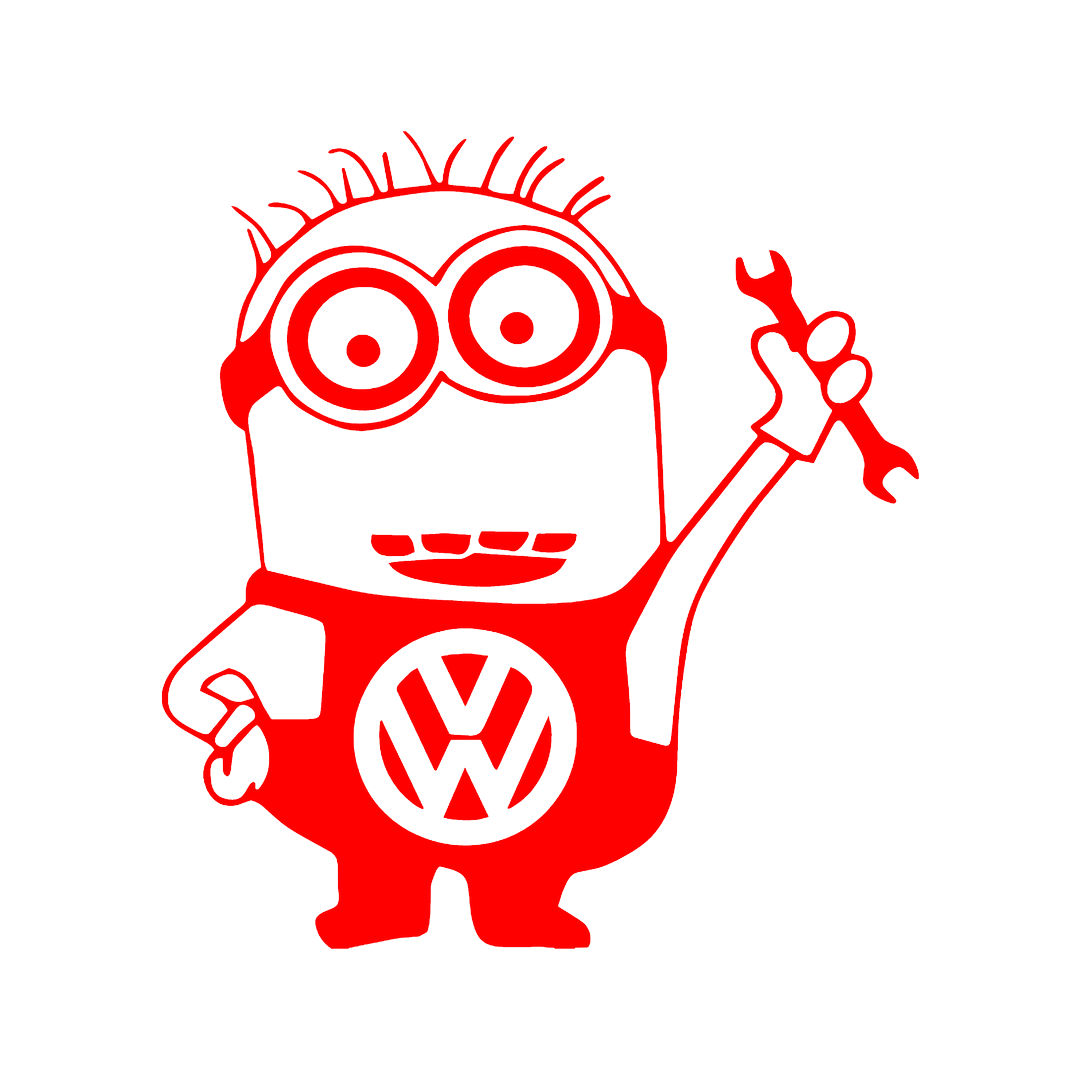 Sticker - VOLKSWAGEN MINION MECANIC