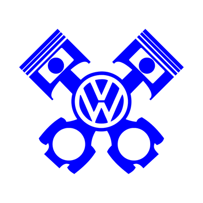 Sticker - VOLKSWAGEN PISTONS
