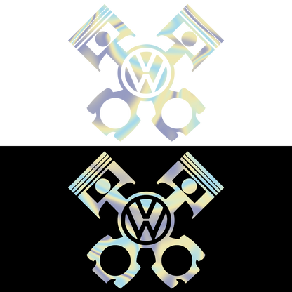 Sticker - VOLKSWAGEN PISTONS