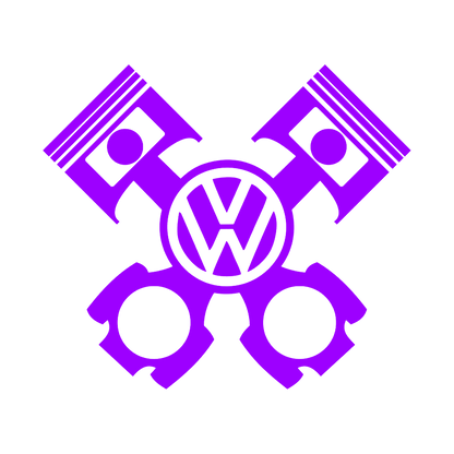 Sticker - VOLKSWAGEN PISTONS
