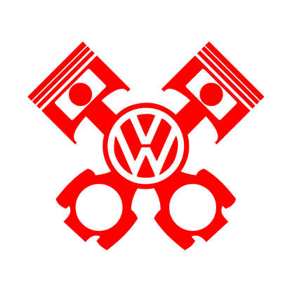 Sticker - VOLKSWAGEN PISTONS