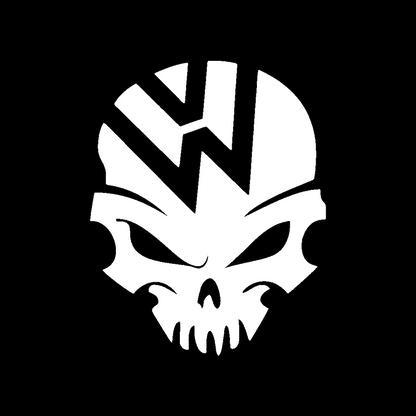 Sticker - VOLKSWAGEN SKULL 2
