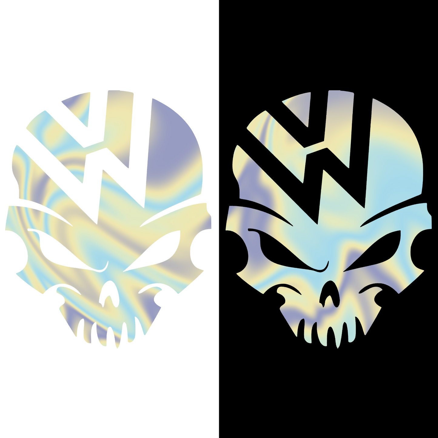 Sticker - VOLKSWAGEN SKULL 2