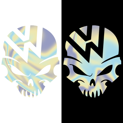 Sticker - VOLKSWAGEN SKULL 2