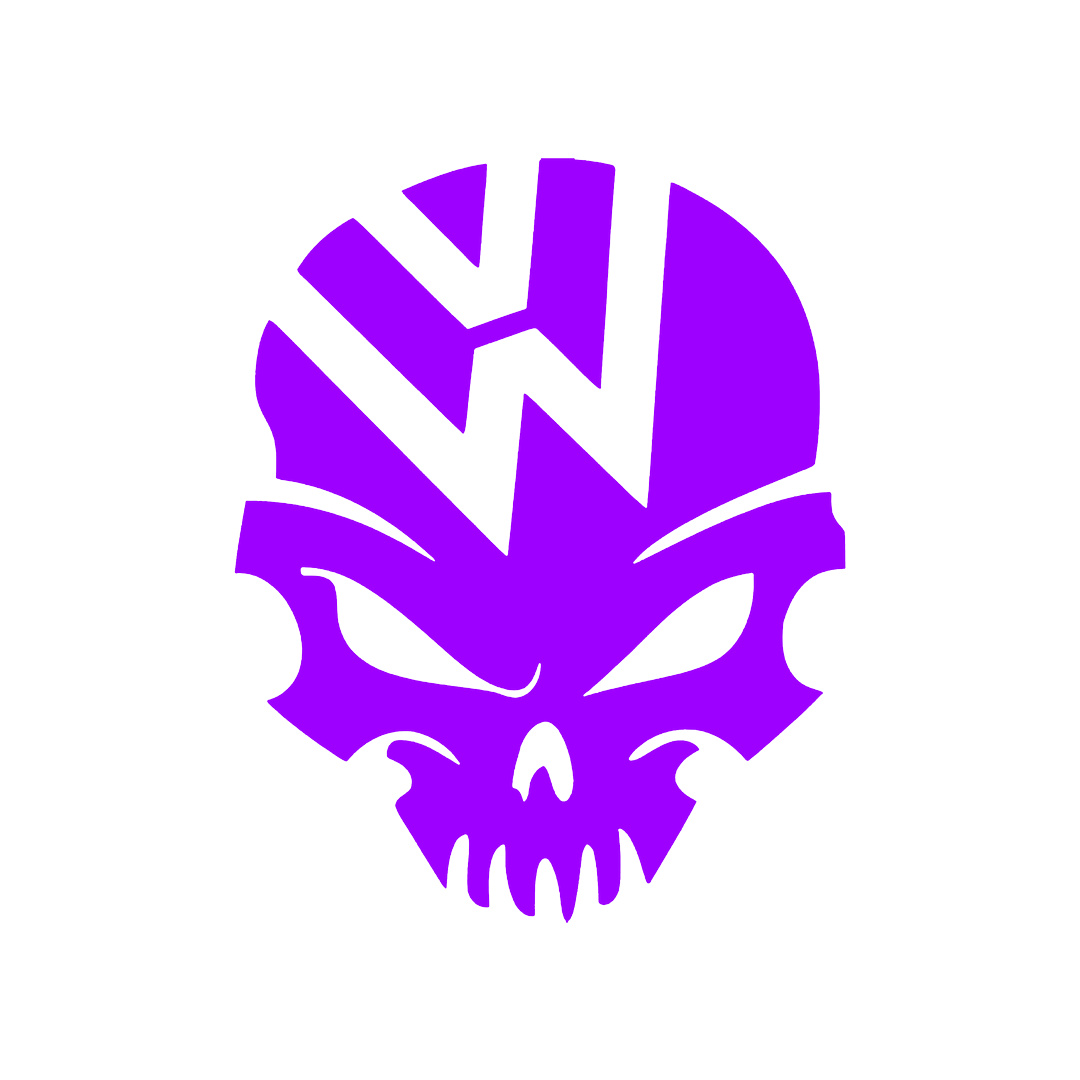 Sticker - VOLKSWAGEN SKULL 2