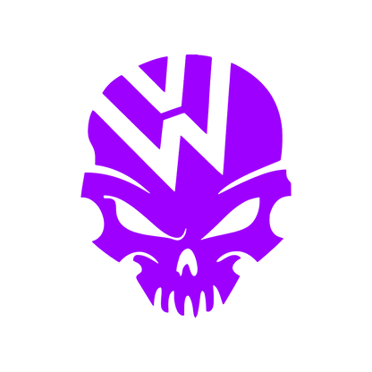 Sticker - VOLKSWAGEN SKULL 2