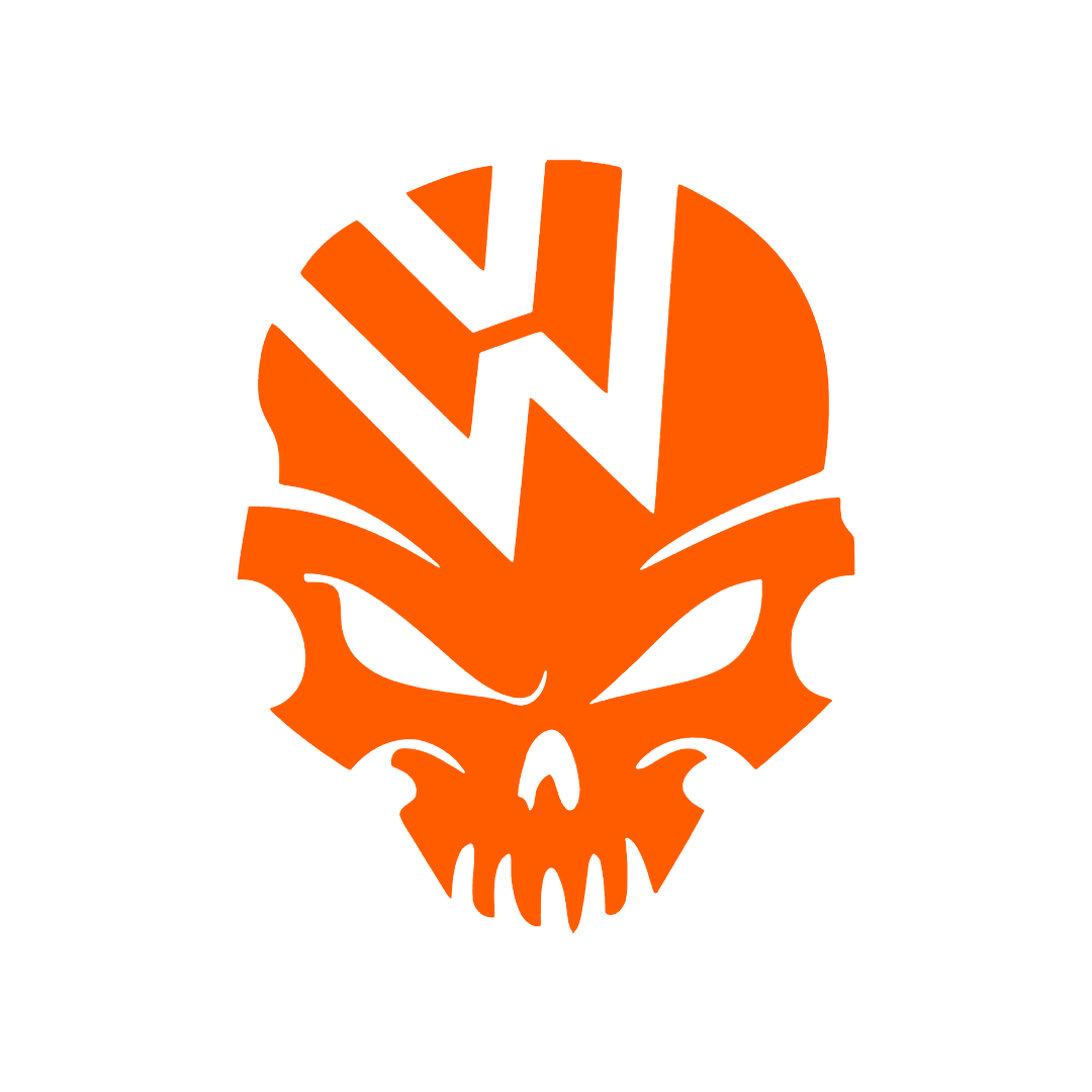 Sticker - VOLKSWAGEN SKULL 2