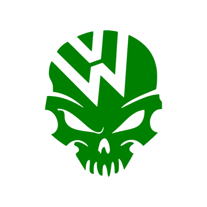 Sticker - VOLKSWAGEN SKULL 2