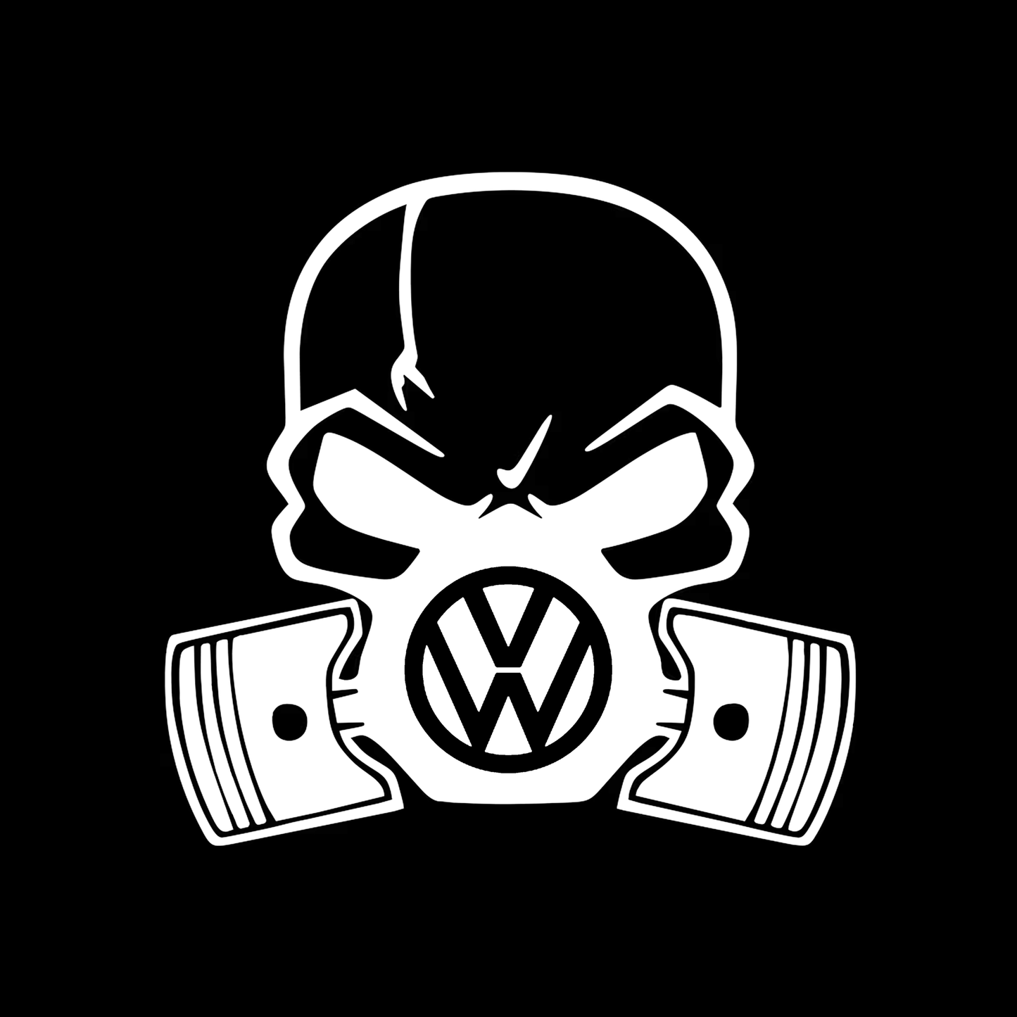 Sticker - VOLKSWAGEN SKULL