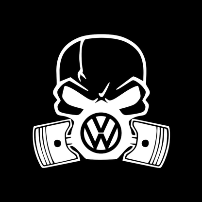 Sticker - VOLKSWAGEN SKULL