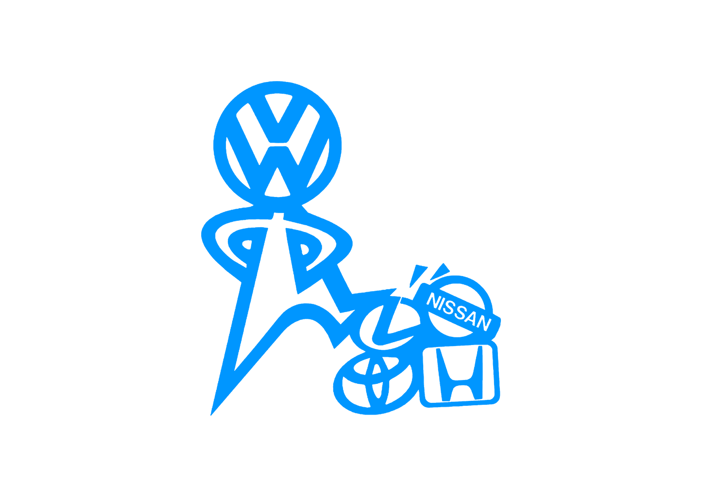 Sticker - VOLKSWAGEN ABOVE ALL