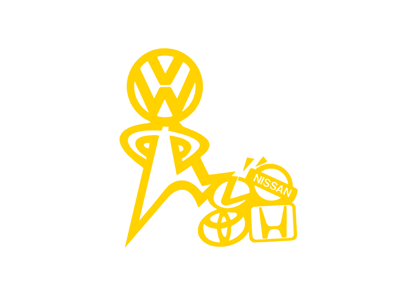 Sticker - VOLKSWAGEN ABOVE ALL