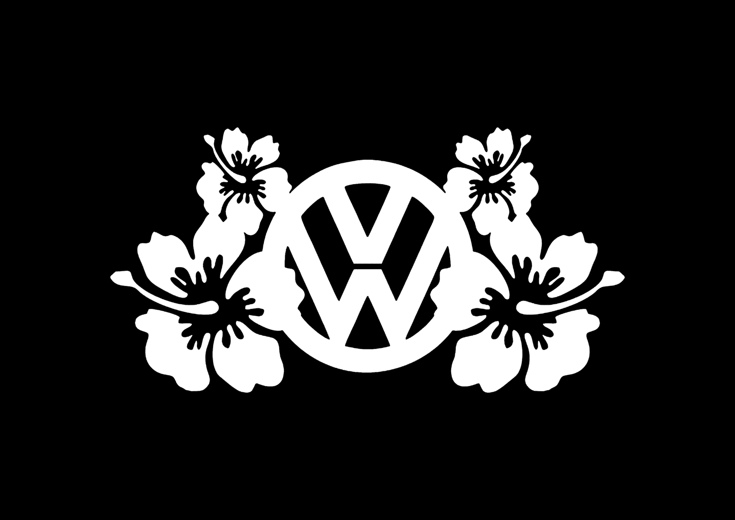 Sticker - VOLKSWAGEN FLOWERS