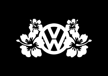 Sticker - VOLKSWAGEN FLOWERS
