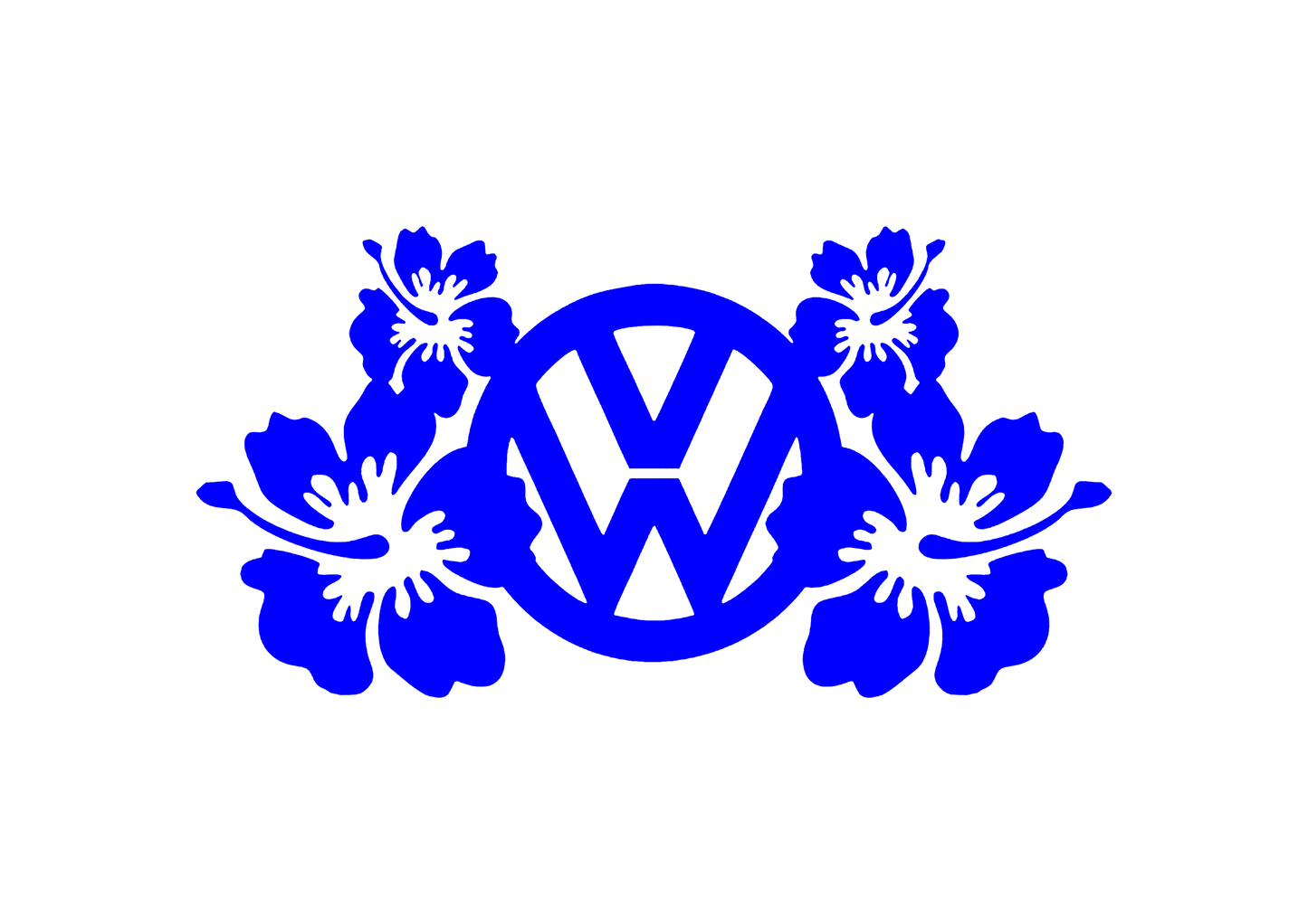 Sticker - VOLKSWAGEN FLOWERS