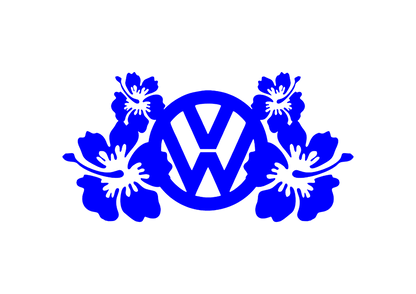 Sticker - VOLKSWAGEN FLOWERS