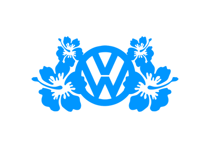 Sticker - VOLKSWAGEN FLOWERS
