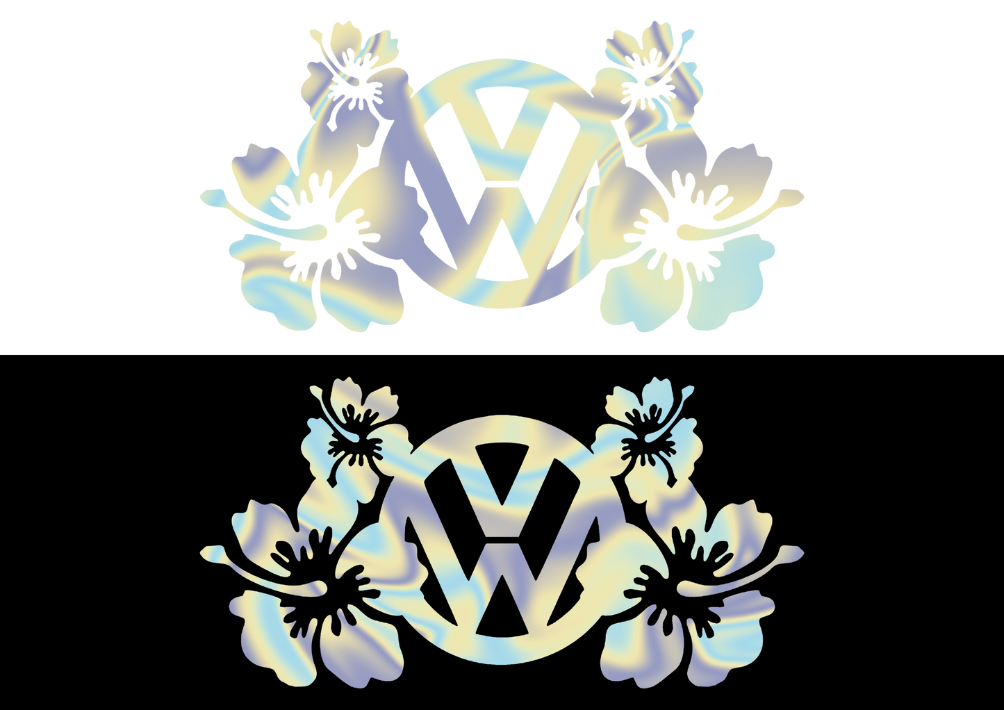 Sticker - VOLKSWAGEN FLOWERS