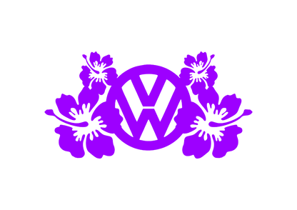 Sticker - VOLKSWAGEN FLOWERS