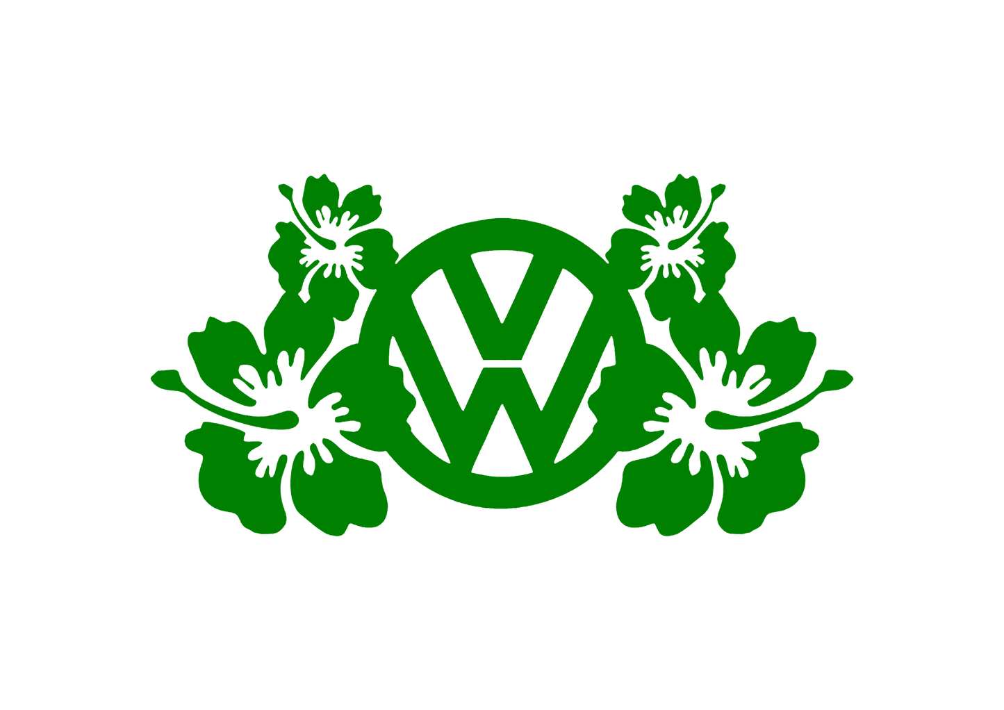 Sticker - VOLKSWAGEN FLOWERS