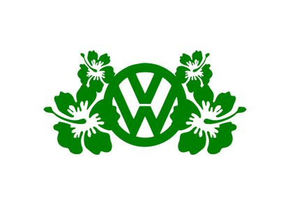 Sticker - VOLKSWAGEN FLOWERS