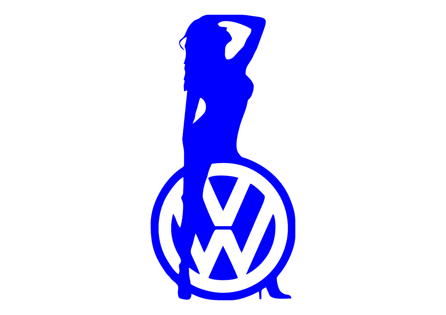 Sticker - VOLKSWAGEN GIRL 10