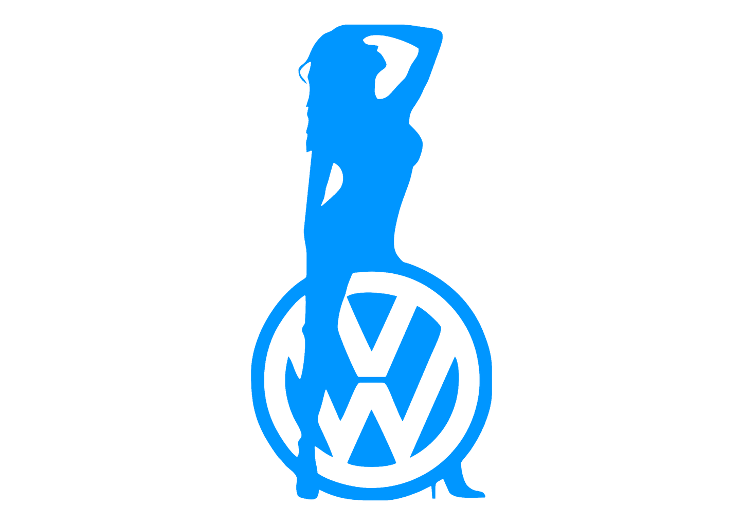 Sticker - VOLKSWAGEN GIRL 10