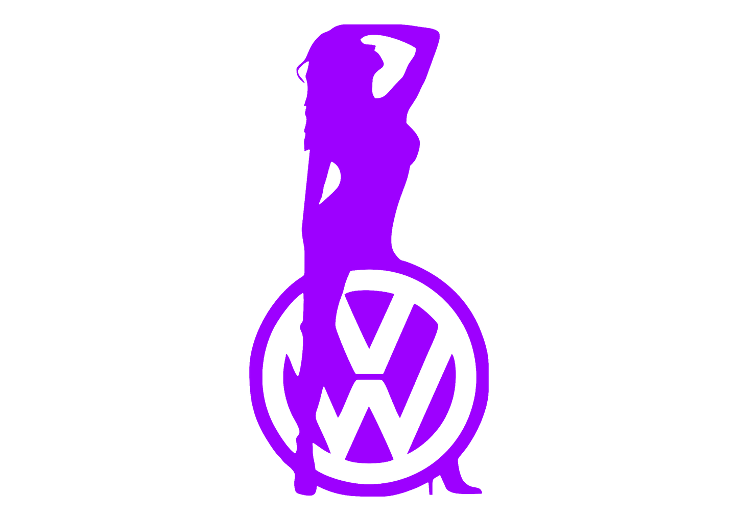 Sticker - VOLKSWAGEN GIRL 10