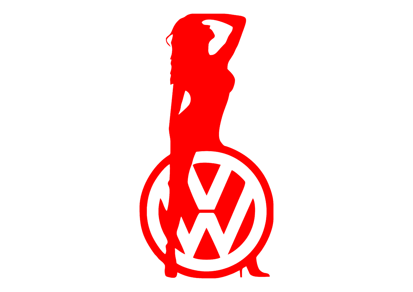 Sticker - VOLKSWAGEN GIRL 10