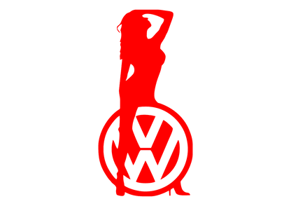 Sticker - VOLKSWAGEN GIRL 10