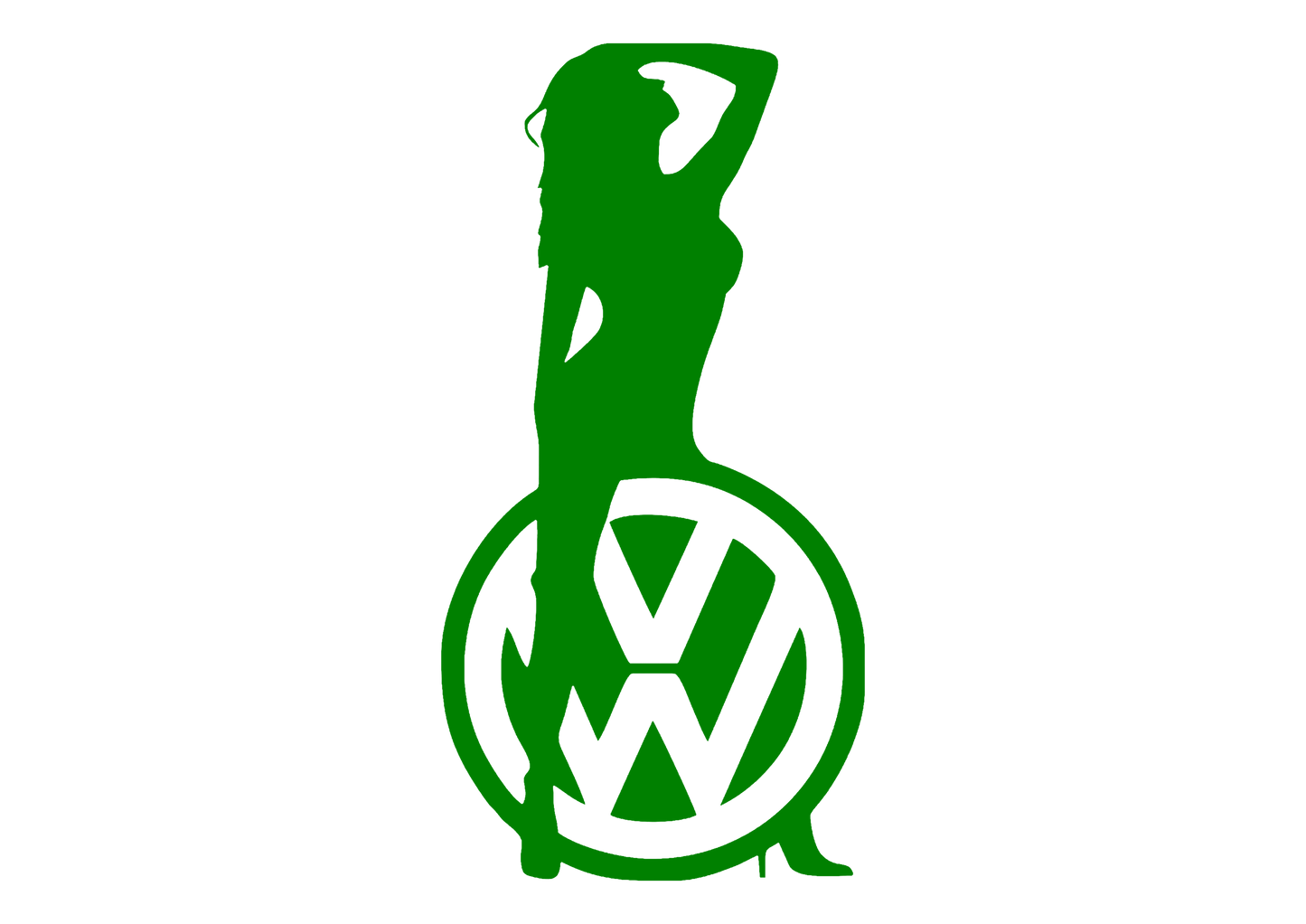 Sticker - VOLKSWAGEN GIRL 10