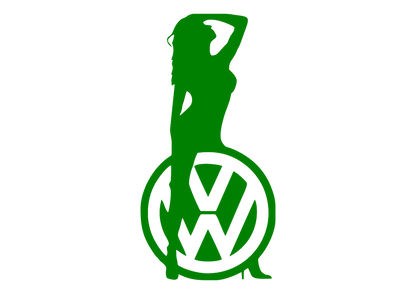 Sticker - VOLKSWAGEN GIRL 10