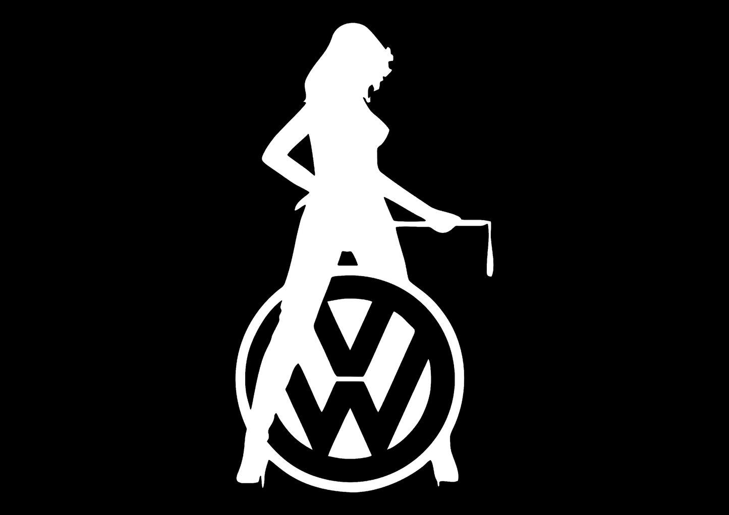 Sticker - VOLKSWAGEN GIRL 11