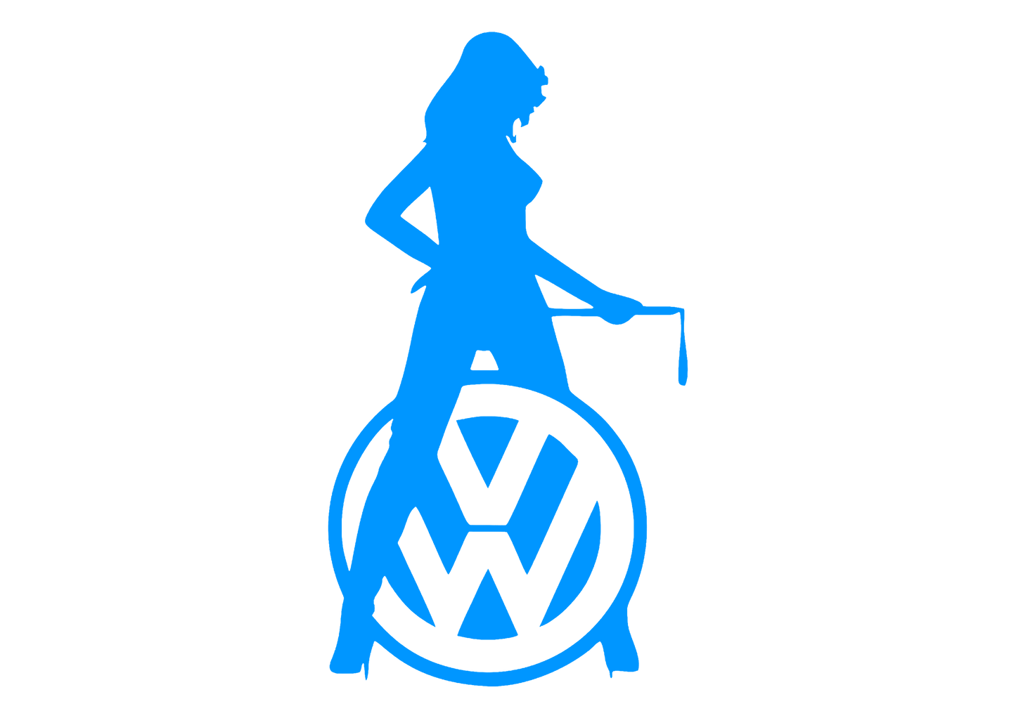 Sticker - VOLKSWAGEN GIRL 11