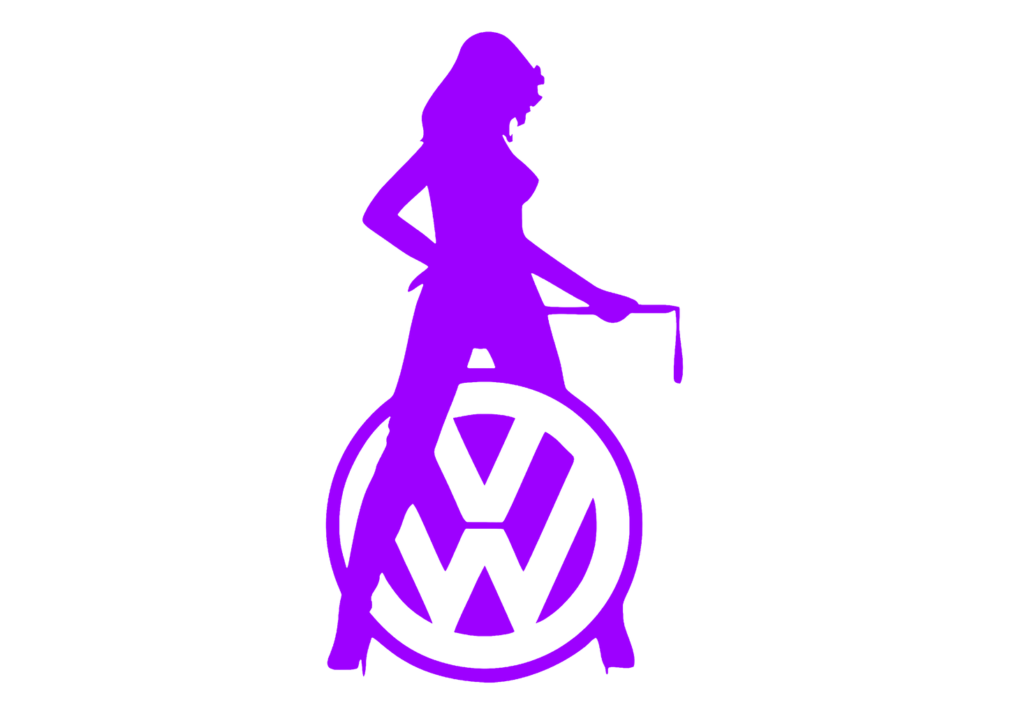 Sticker - VOLKSWAGEN GIRL 11