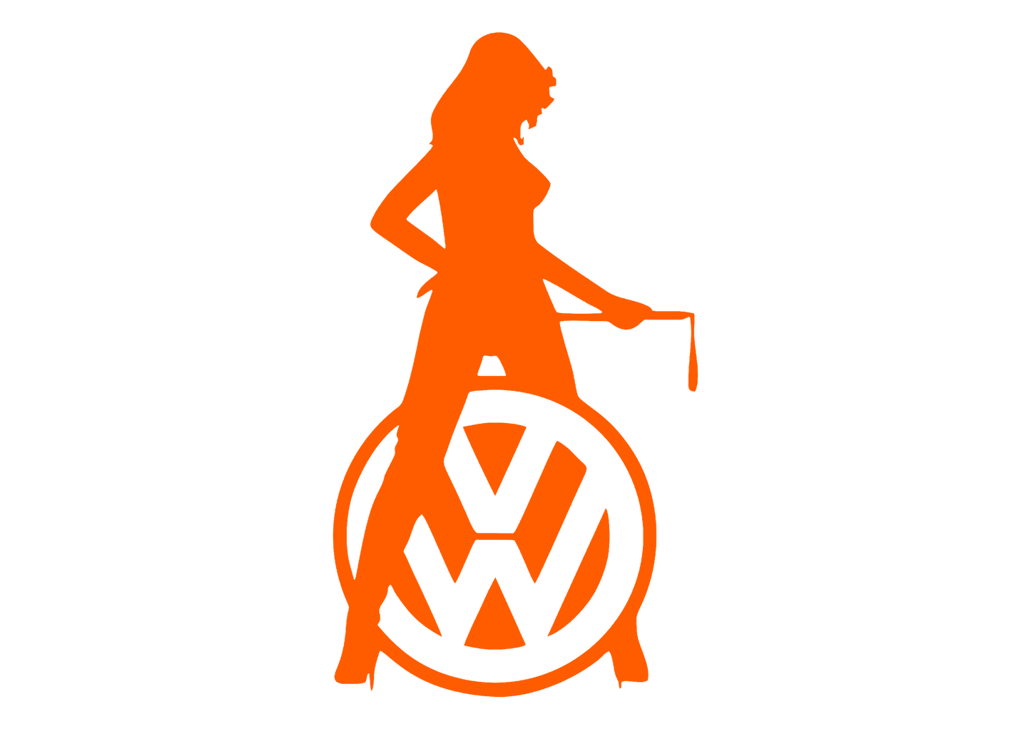 Sticker - VOLKSWAGEN GIRL 11