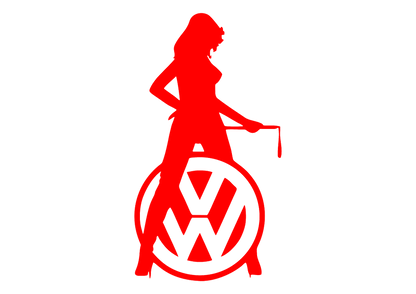 Sticker - VOLKSWAGEN GIRL 11